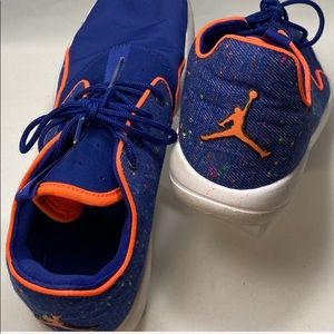 Blue Jordan sneakers